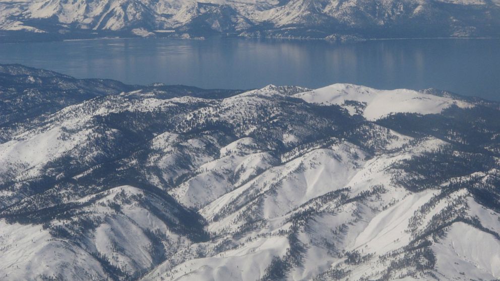 Scientists say water clarity has rebounded from an all-time low in 2017 at Lake Tahoe, pictured in this photo taken from an airplane departing from Reno, Nev. on March 2, 2017. UC Davis researches said on Thursday, May 23, 2019 that Last year's readi