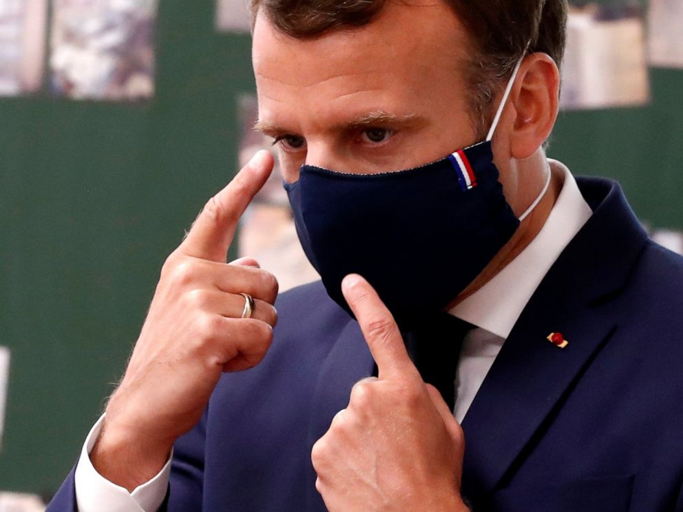 France&#39;s Macron makes mask-wearing an act of national pride - ABC News