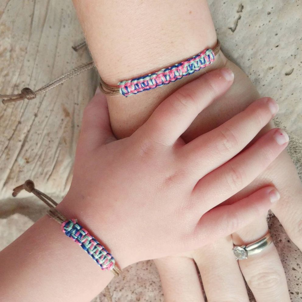 PHOTO: Theses mommy and me friendship bracelets are for sale on the shop, ALittleBitCrafts, on Etsy.com.