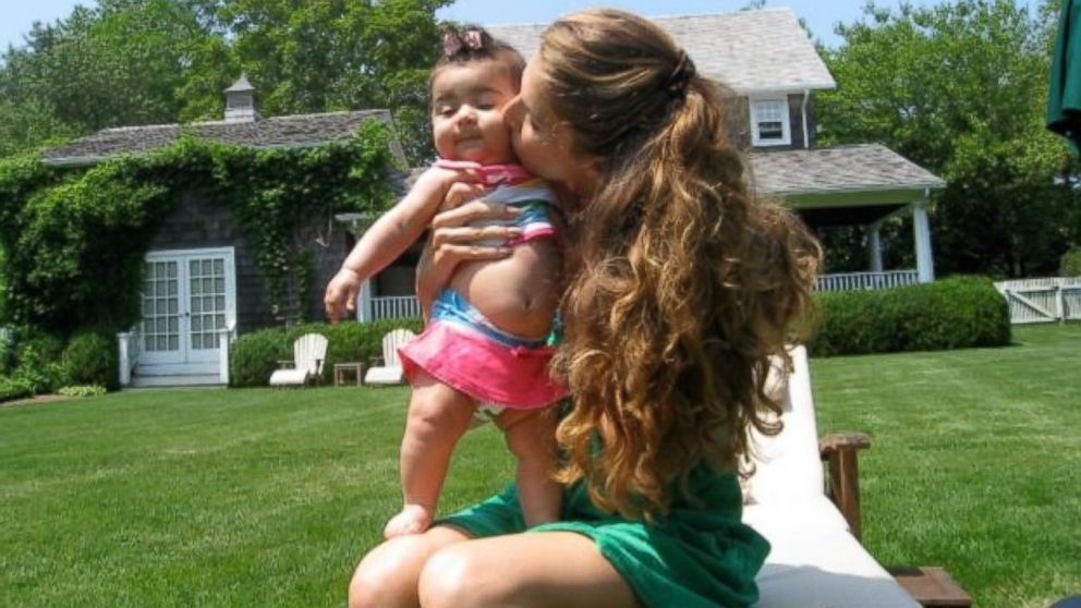 Alicia Assad with her daughter Catherine. 