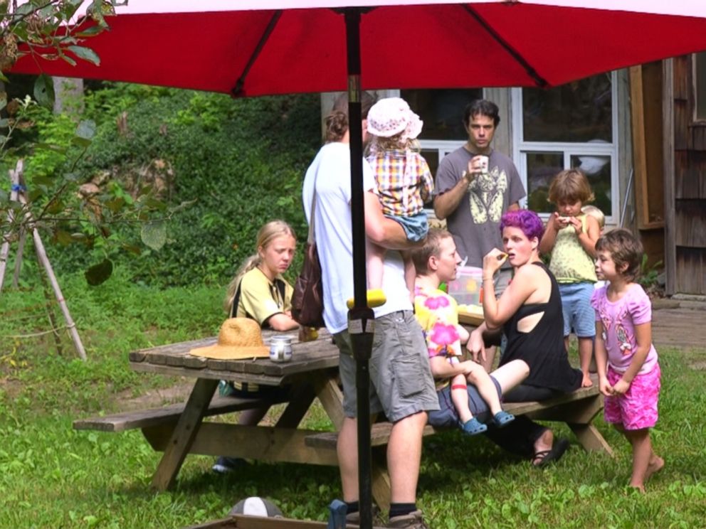 The community is called Twin Oaks, a commune where 92 adults and 13 children live on 450 acres.