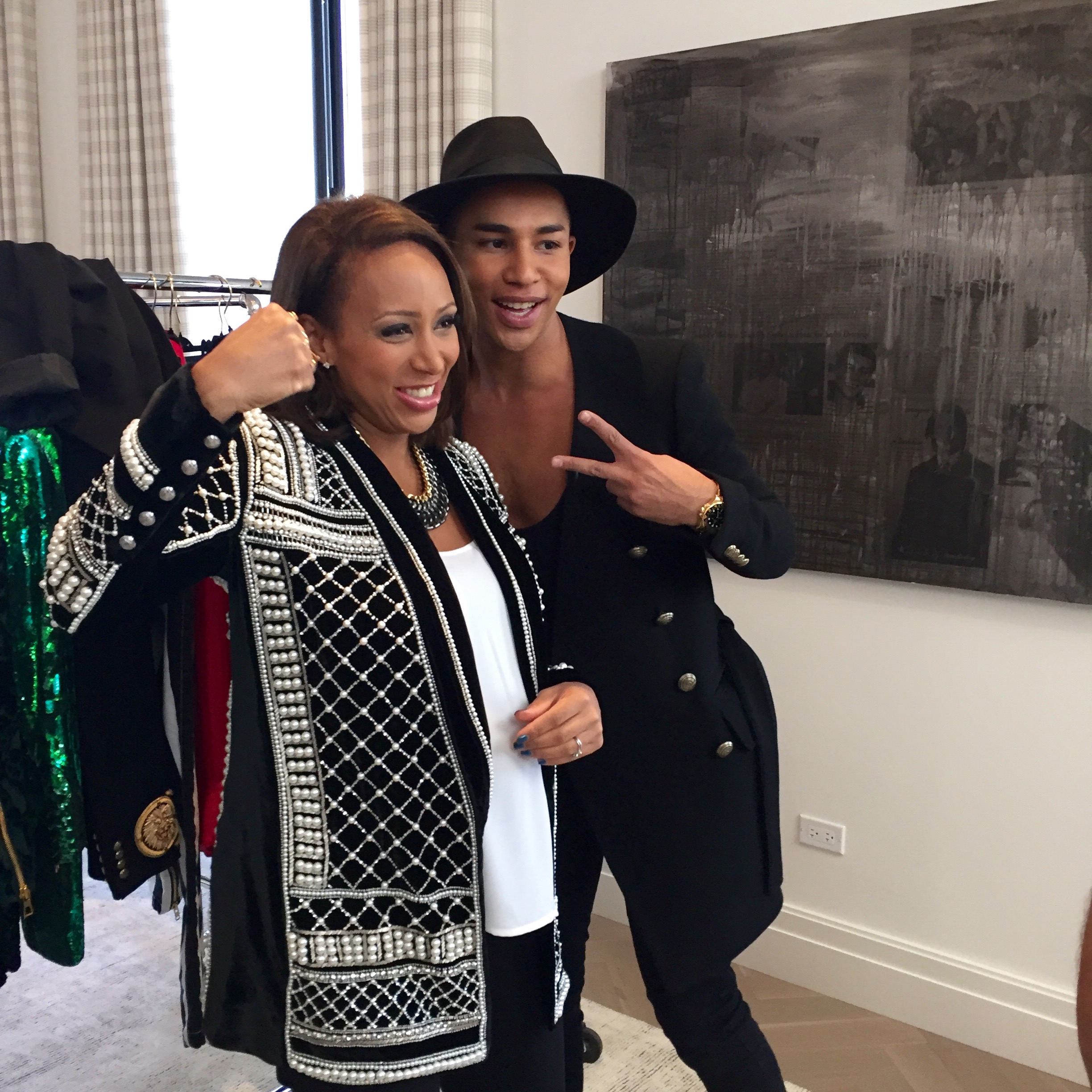 PHOTO: Balmain creative director Olivier Rousteing spoke to ABC News' Mara Schiavocampo about his much-anticipated collaboration with H&M.
