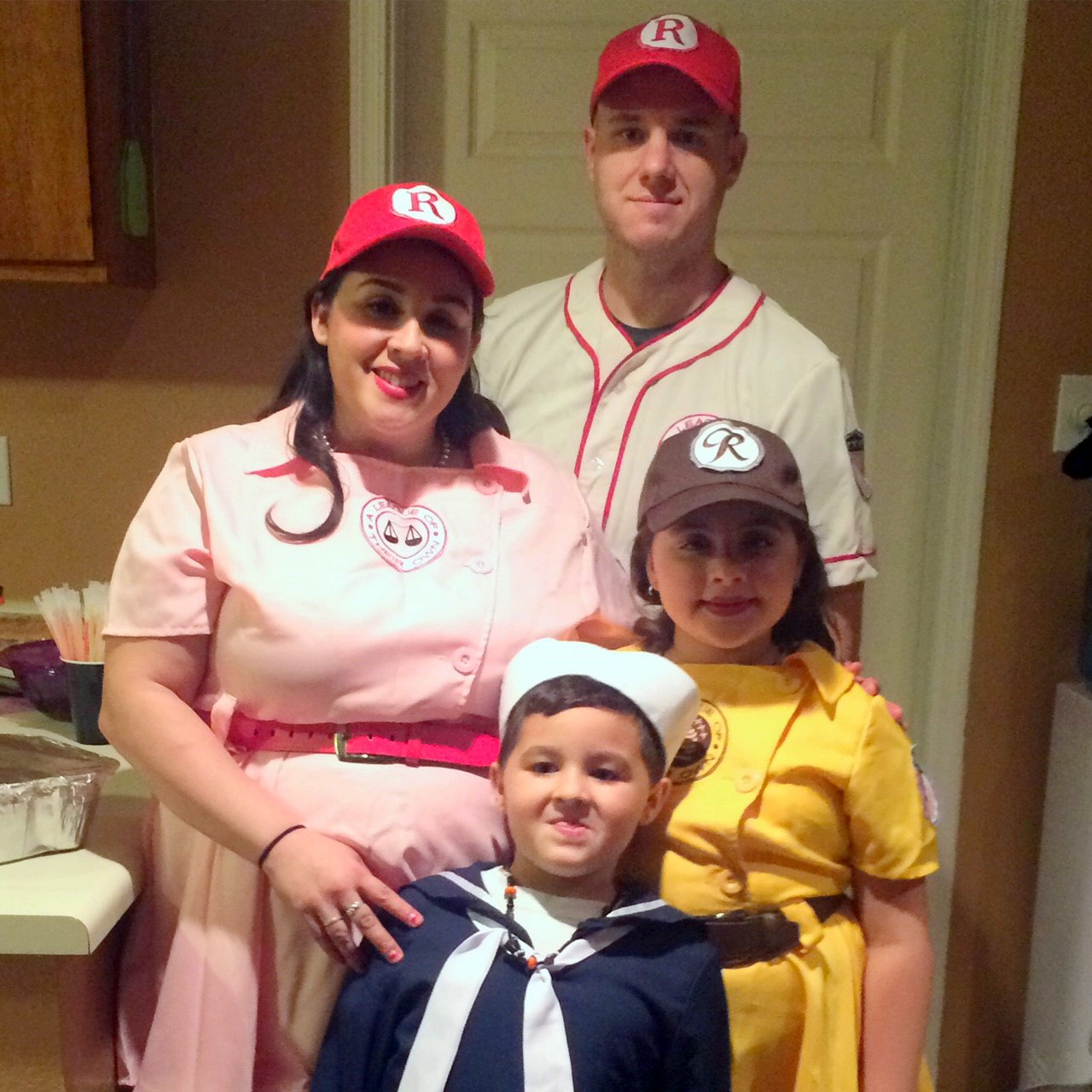 PHOTO: The Basteen family were "A League of Their Own" characters for Halloween in 2015.