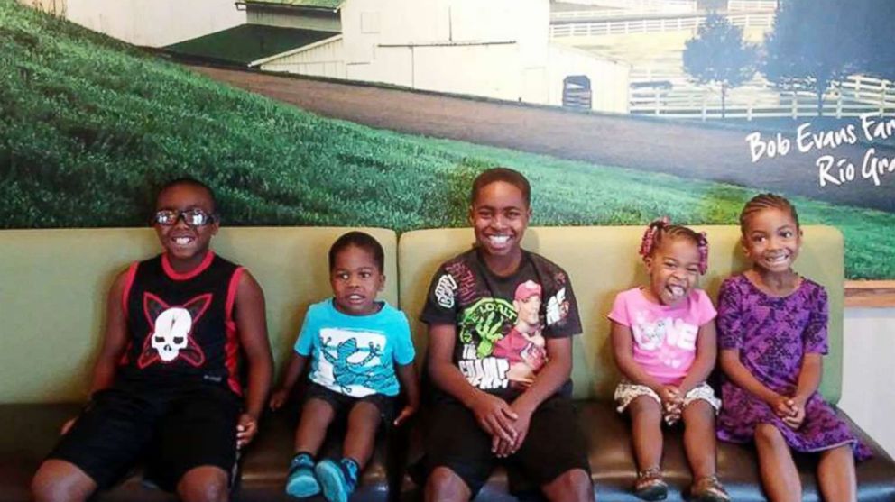 PHOTO: Biological siblings William, 12, Truth, 9, Marianna, 6, Keyora, 3, and KJ, 2, pose in an undated photo.
