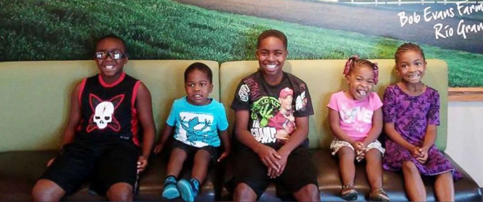 PHOTO: Biological siblings William, 12, Truth, 9, Marianna, 6, Keyora, 3, and KJ, 2, pose in an undated photo.
