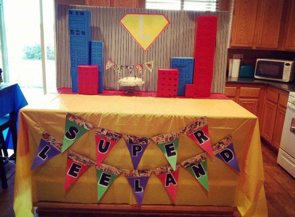 PHOTO: Allie Casazza and her husband threw an elaborate superhero-themed party for their oldest son's first birthday.