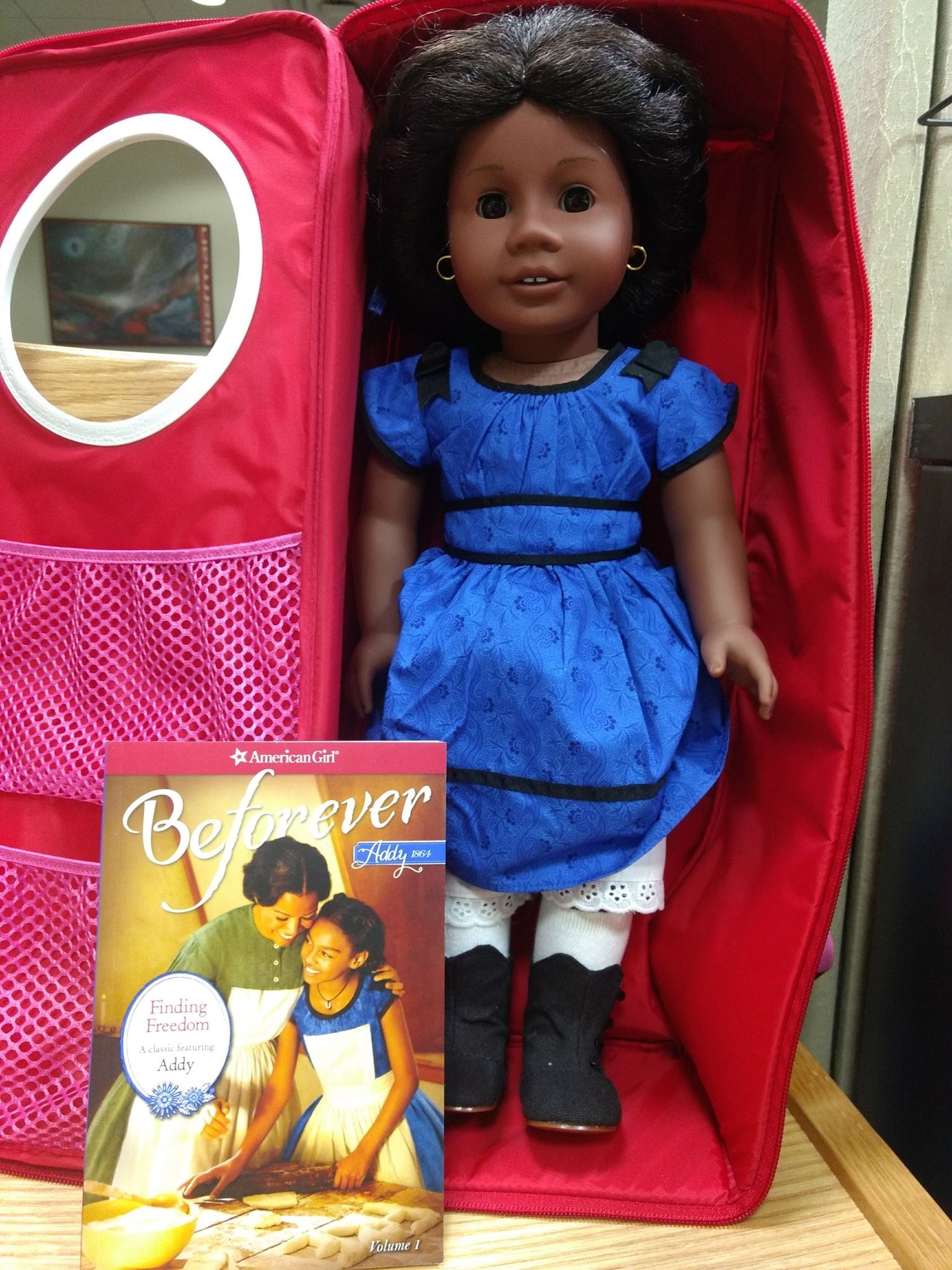 PHOTO: An American Girl doll available to be checked out at a Yonkers Public Library is pictured here.