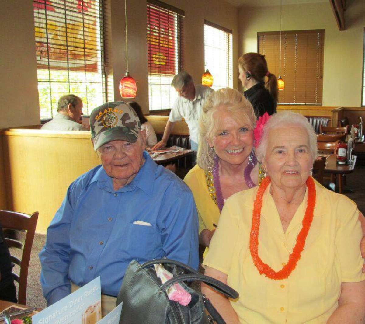 PHOTO: Robert Nowell, 93, and Marie Nowell, 89, of Portageville, Missouri, have seven children, 20 grandchildren, 37 great-grandchildren and three great-great-grandchildren