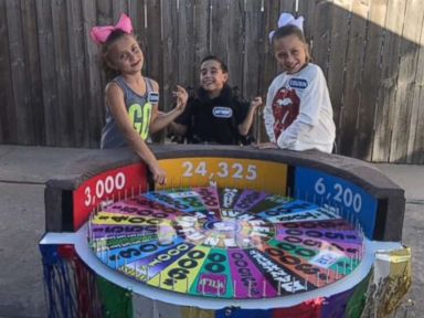 Parents Turn Son S Wheelchair Into Elaborate Wheel Of Fortune Costume Abc News