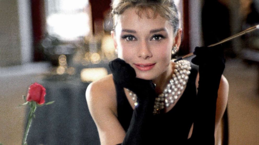 Actress Audrey Hepburn poses for a publicity still for the Paramount Pictures film 'Breakfast at Tiffany's' in 1961, in New York City. 