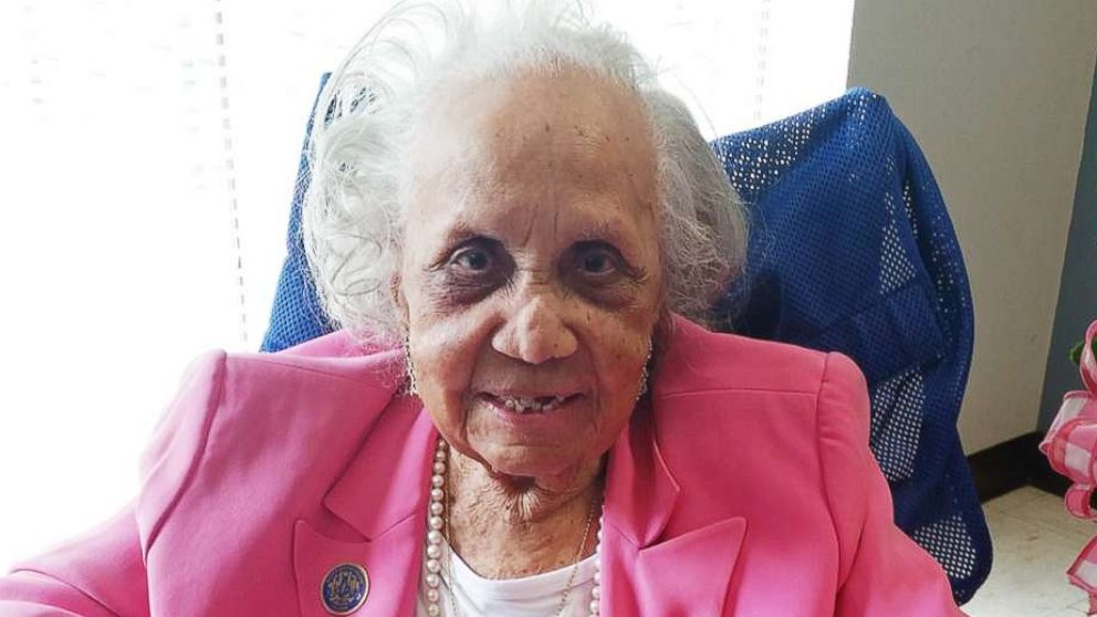 PHOTO: Birthday girl Avicia Thorpe celebrated her 110th birthday on April 16, 2018 in Danville, Va.