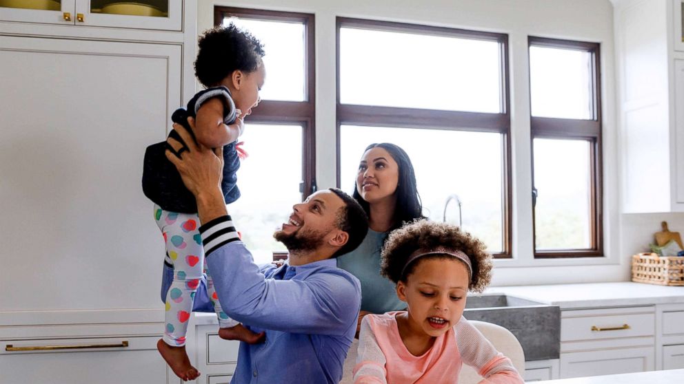 PHOTO: Ayesha Curry, who is married to NBA champion Steph Curry of the Golden State Warriors, is mom of two daughters, Riley, 5, and Ryan, 2, and expecting baby No. 3.