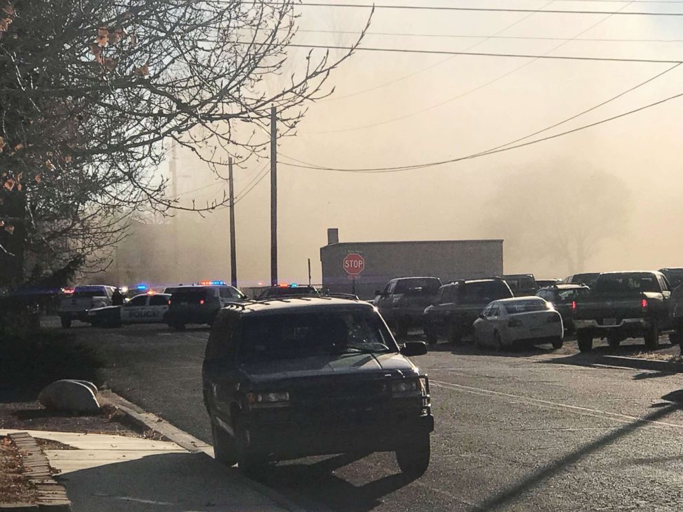 PHOTO: Two students are dead from a shooting at Aztec High School in Aztec, New Mexico, Dec. 7, 2017.