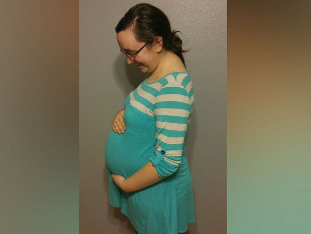 PHOTO: Jordan Garton, 26, is due to give birth to her first child in December 2017.