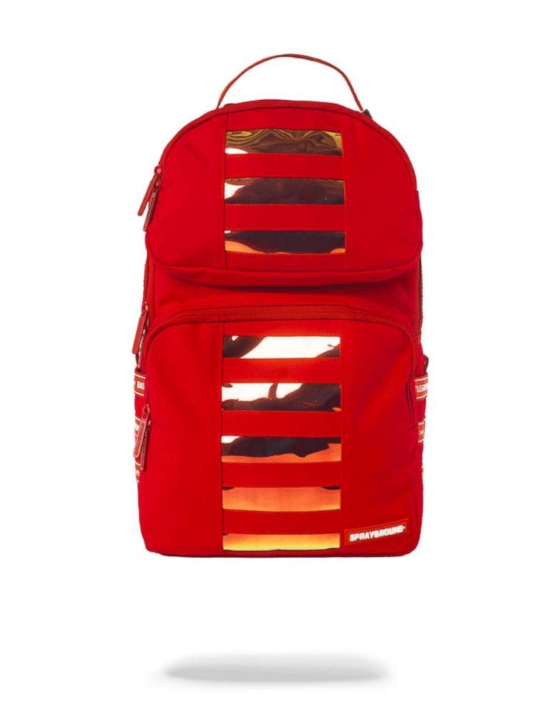 PHOTO: This bright red, holographic backpack by Sprayground is one of Sky Katz' favorite.