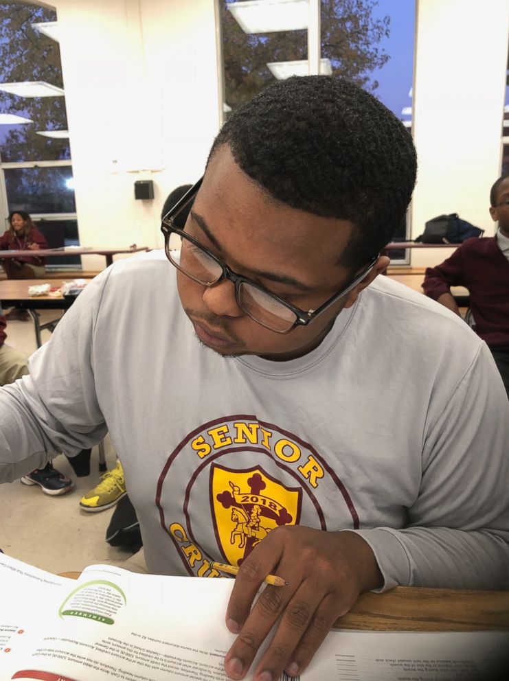 PHOTO: Lutheran High School North high school president Barrington Lincoln.