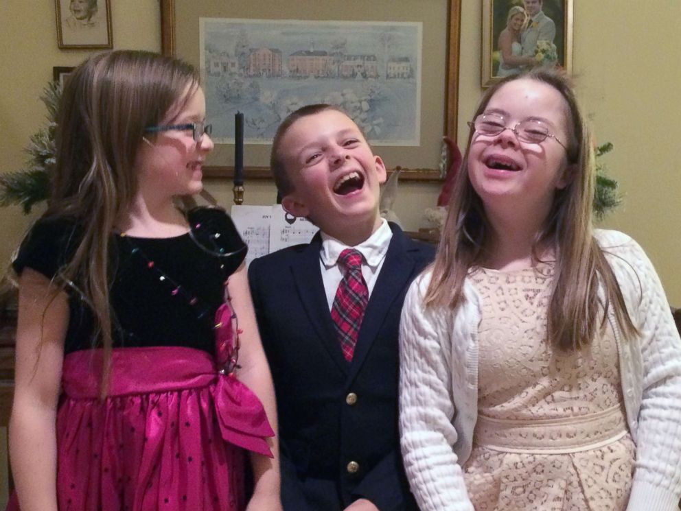 PHOTO: Penny Becker with her brother and sister.