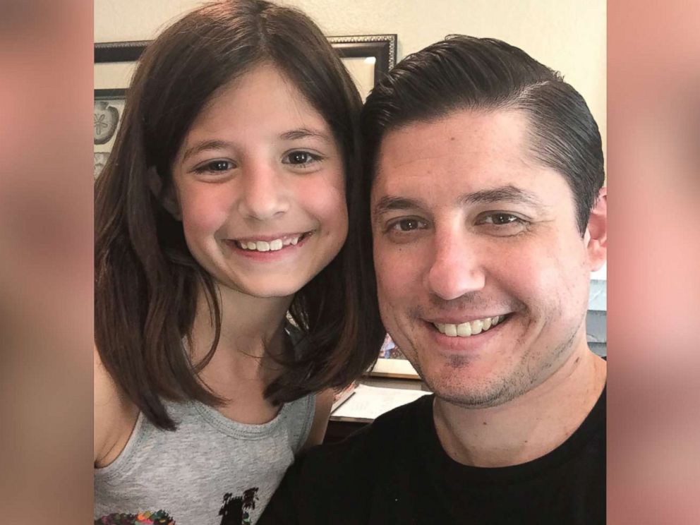 PHOTO: Tyler Underwood is pictured with his daughter, Evelyn, 7, in an undated handout photo.