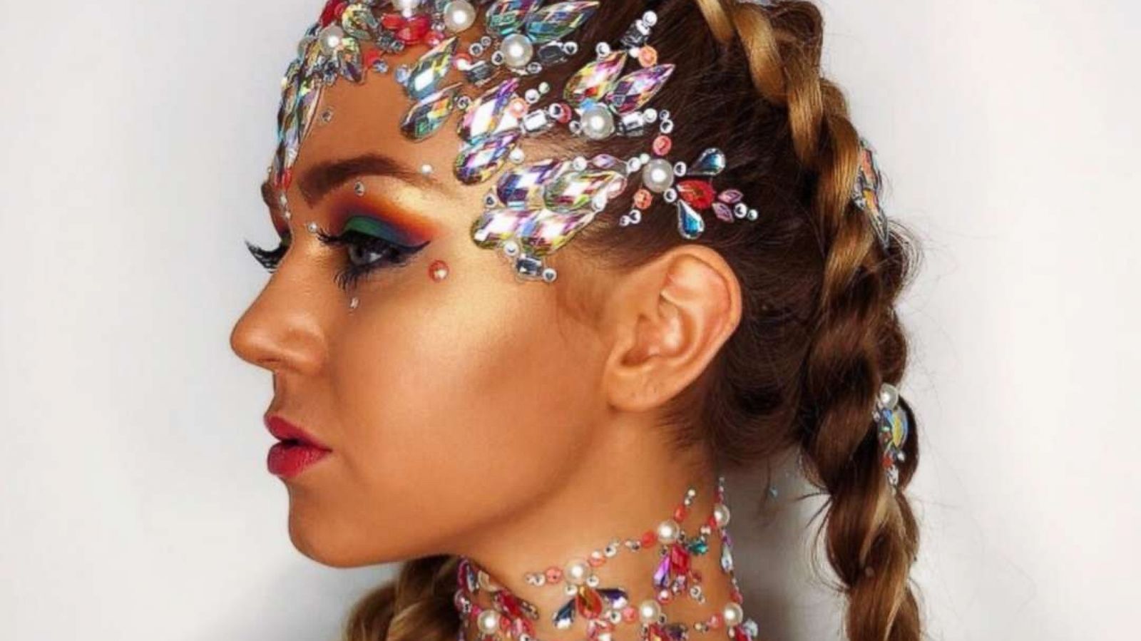 PHOTO: Lauren Mallett is pictured with bejeweled hair in a photo posted to her Instagram account on May 3, 2018.