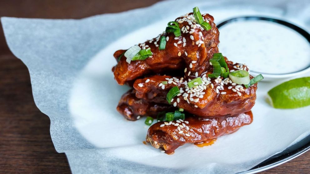 PHOTO: Upgrade your game-day grub this year with Korean barbecue wings from the mastermind behind Black Tap Craft Burgers and Beer.