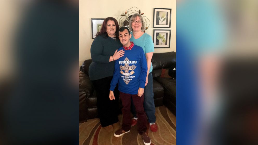 Tracey and Anthony Dones with the woman who saved Anthony Dones' life, Patti Bosques. 