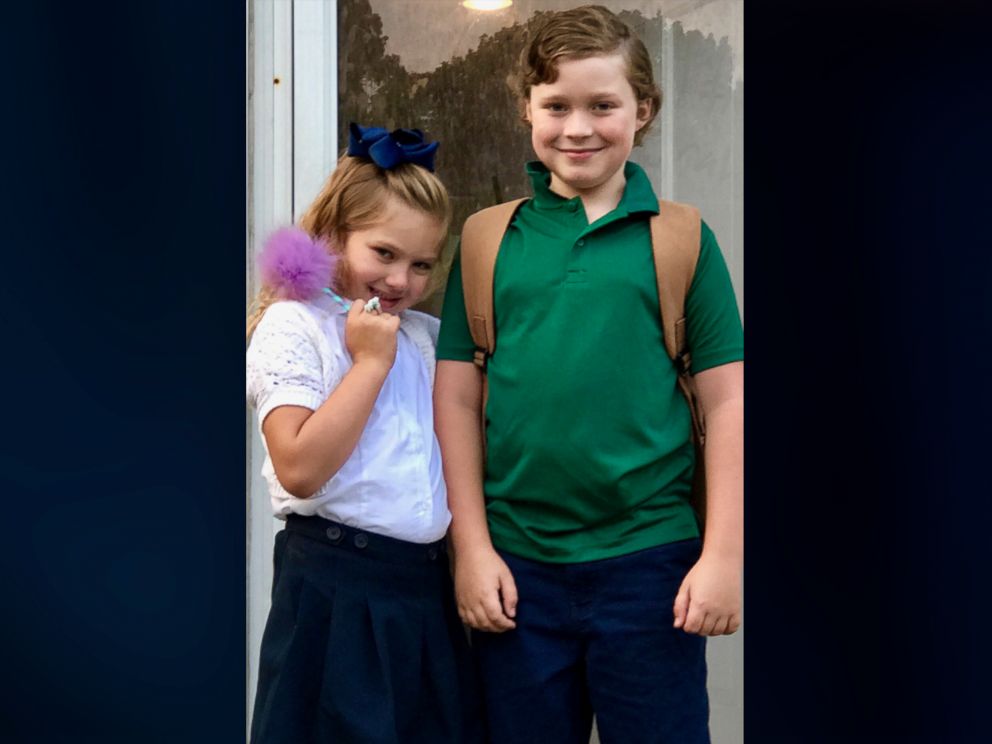 PHOTO: Rebecca Bredows 9-year-old son is seen here with her younger daughter, left, from another marriage in this undated file photo.