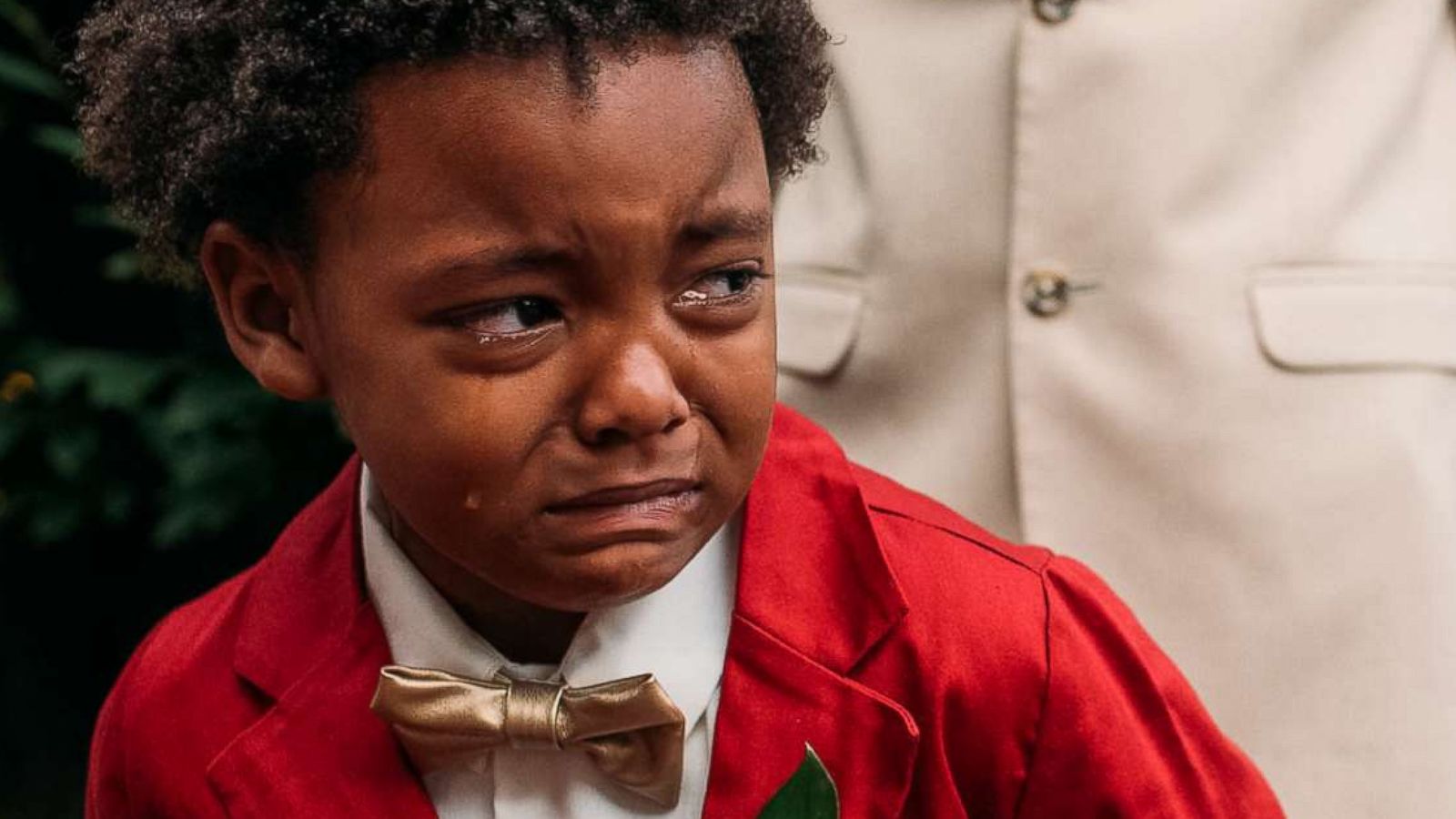 PHOTO: A photo of Bryson Suber, 6, sobbing as he watches his mother Tearra Suber walk down the aisle has gone viral.