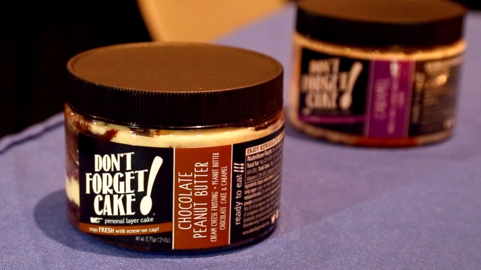 PHOTO: Don't Forget Cake is a personal layer cake that comes in an easy to carry jar.