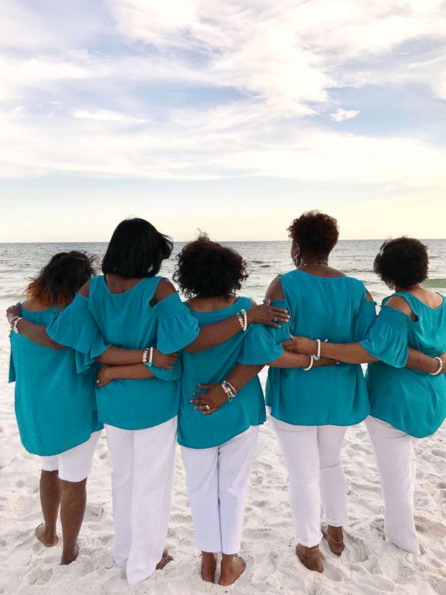 PHOTO: The Sensational Six remember their late friend Denise Williamson on June 4, 2018 in Seacrest, Fla.