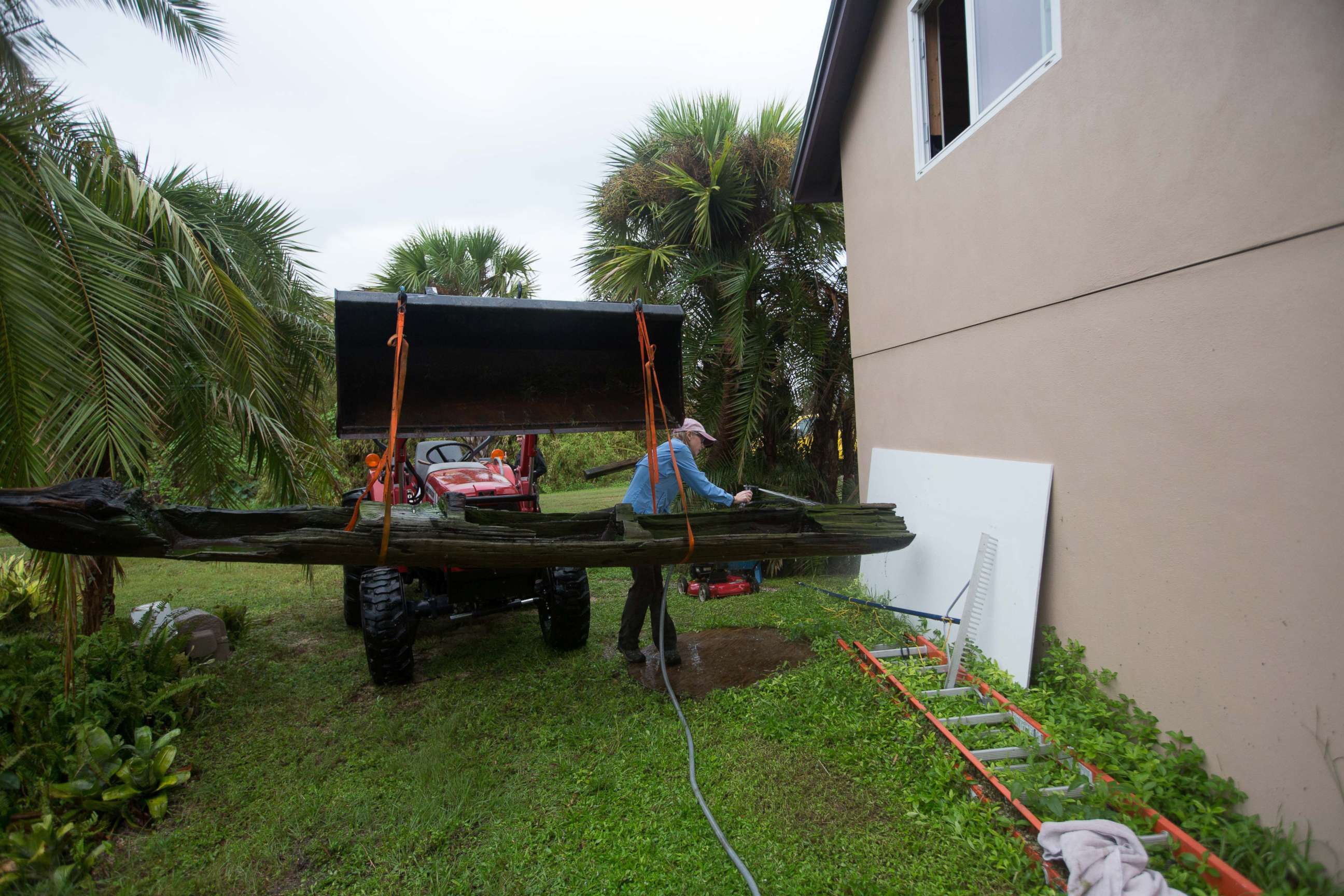 PHOTO: The radiocarbon dating results for the canoe unearthed by Hurricane Irma returned a 50 percent probability the wood is from 1640 to 1680 A.D.