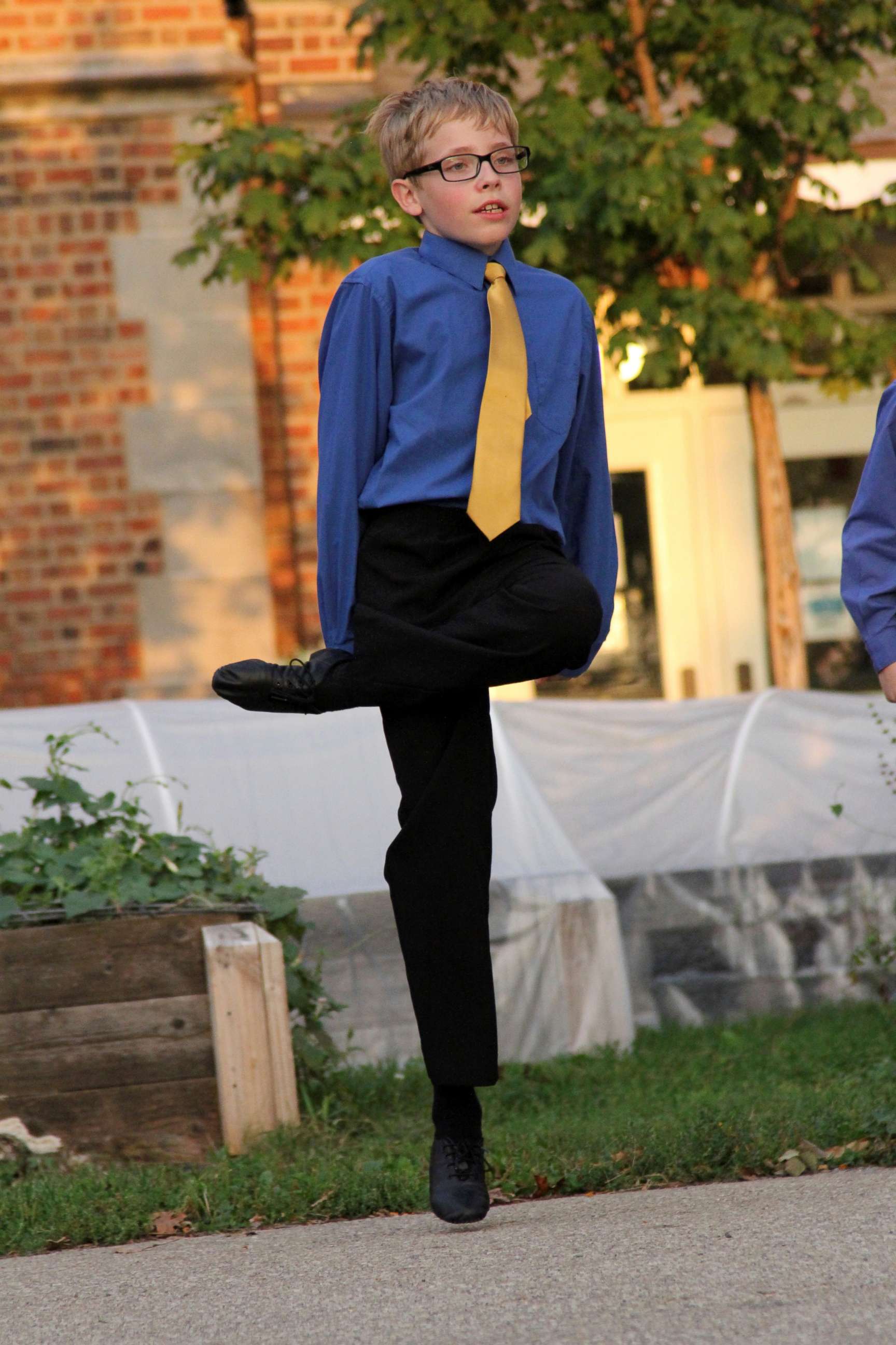 PHOTO: Carl Tubbs, 12, has been taking Irish dance lessons for four years.