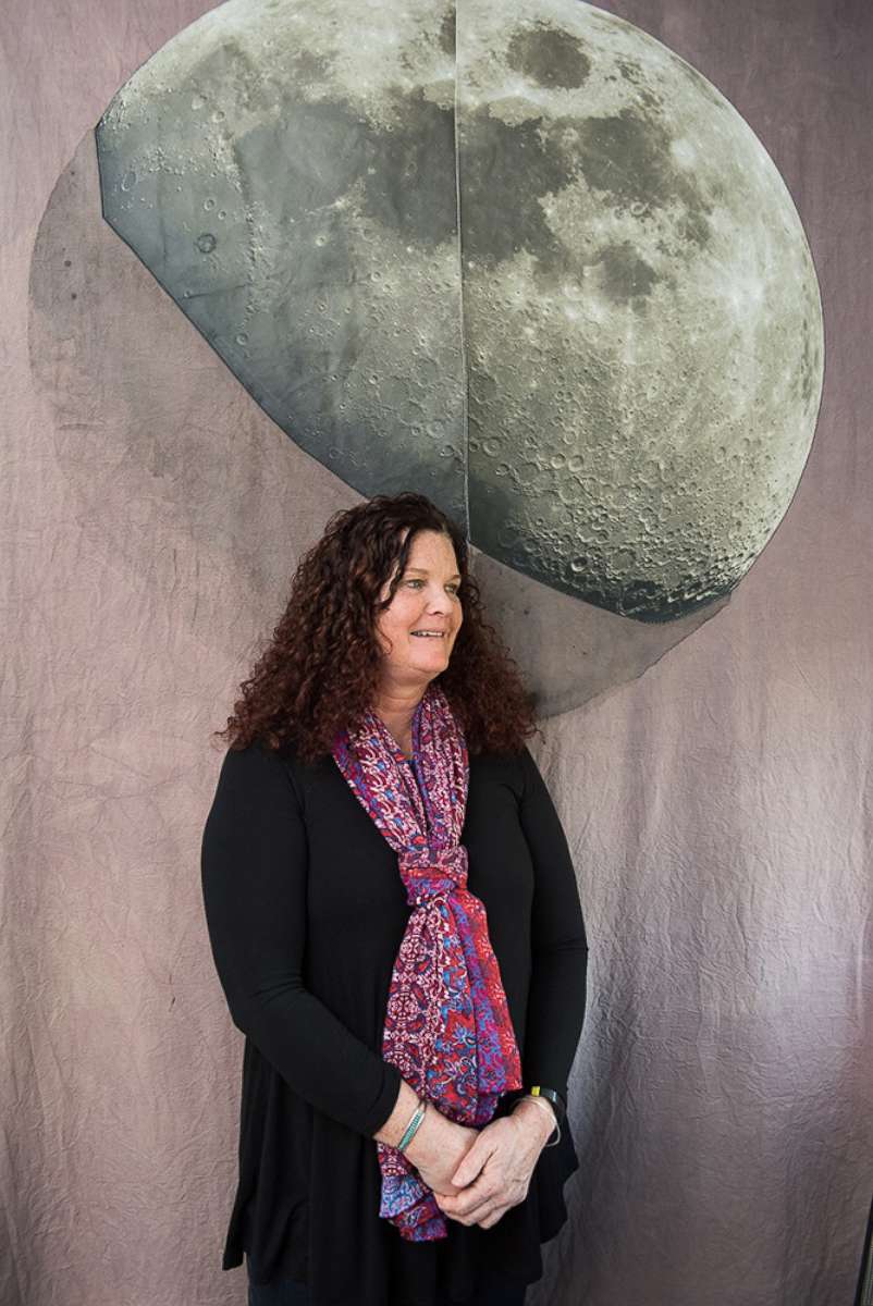 PHOTO: College of Charleston professor Cassandra Runyon worked with NASA to create a tactile graphic book about the Aug. 21 total solar eclipse. 