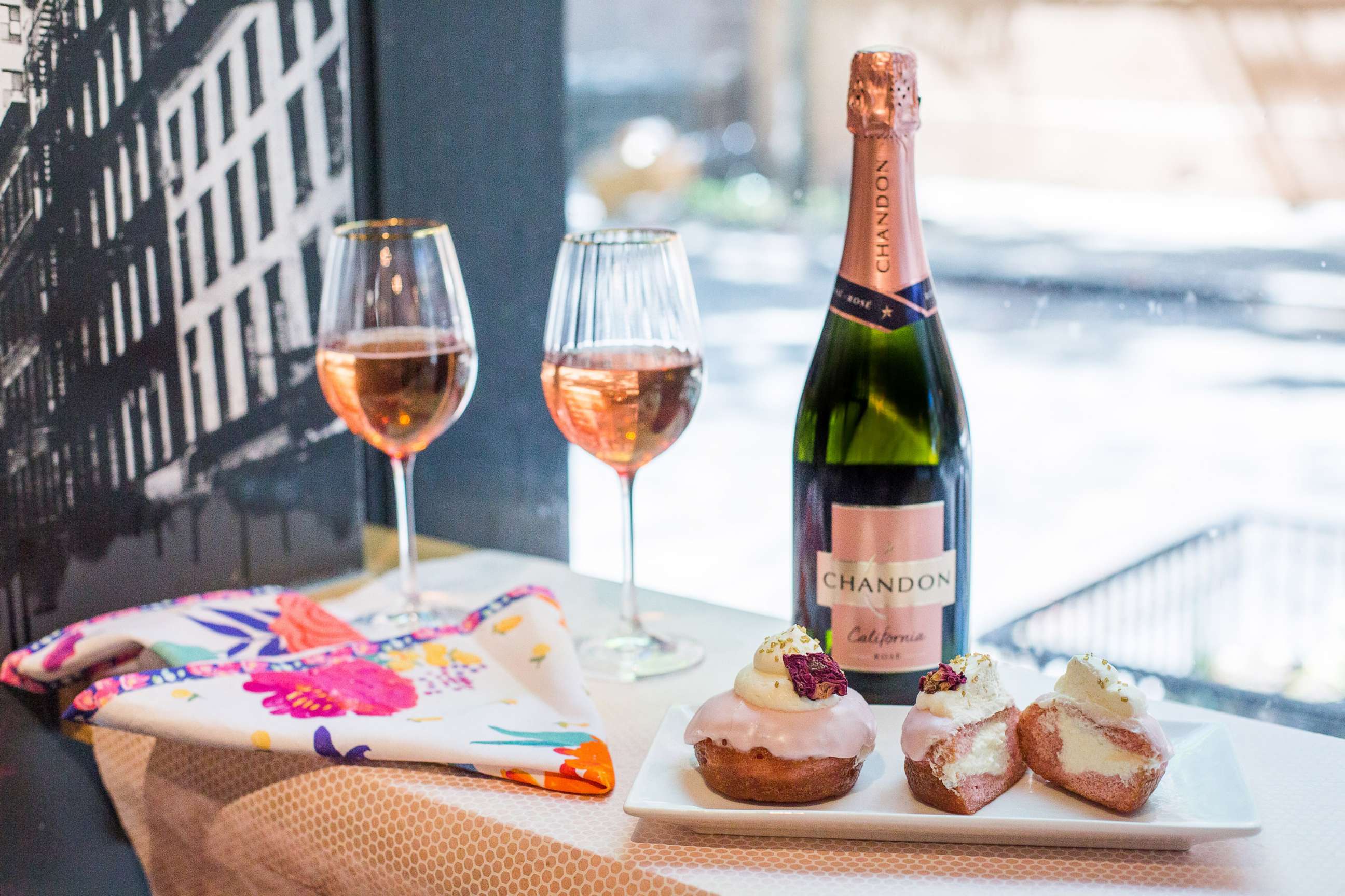PHOTO: Chandon rose is perfect way to celebrate National Rose Day this year in any location. 