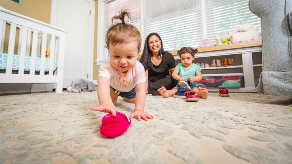 PHOTO: Charnella Grossman, a portfolio manager for Fifth Third, with her daughters, Kenna, 2 and Elise, 11 months. 