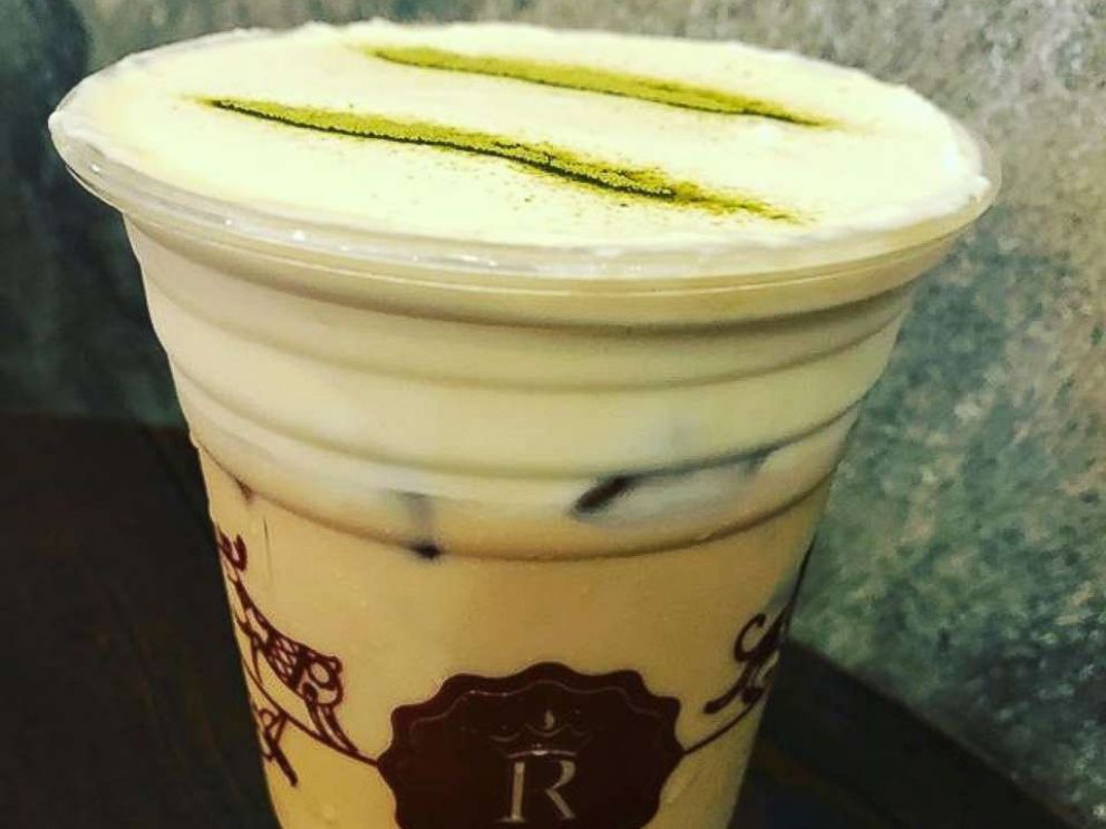 PHOTO: Cheese tea, like this version served in Penang, Malaysia, is a popular cold tea beverage topped with a tangy and creamy whipped cheese foam.