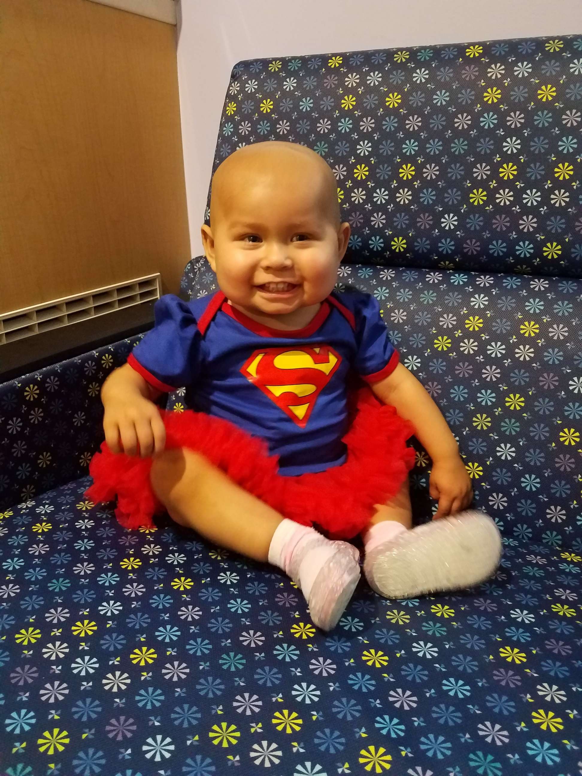 PHOTO: Emilie Meza, 1, finished her last chemotherapy treatment at John Hopkins All Children's Hospital in St. Petersburg, Fla.