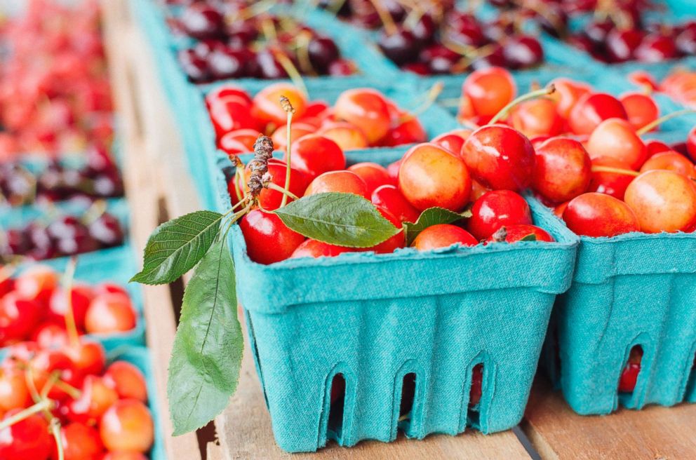 PHOTO: Cherries are seen at a farmers market in this undated stock photo.