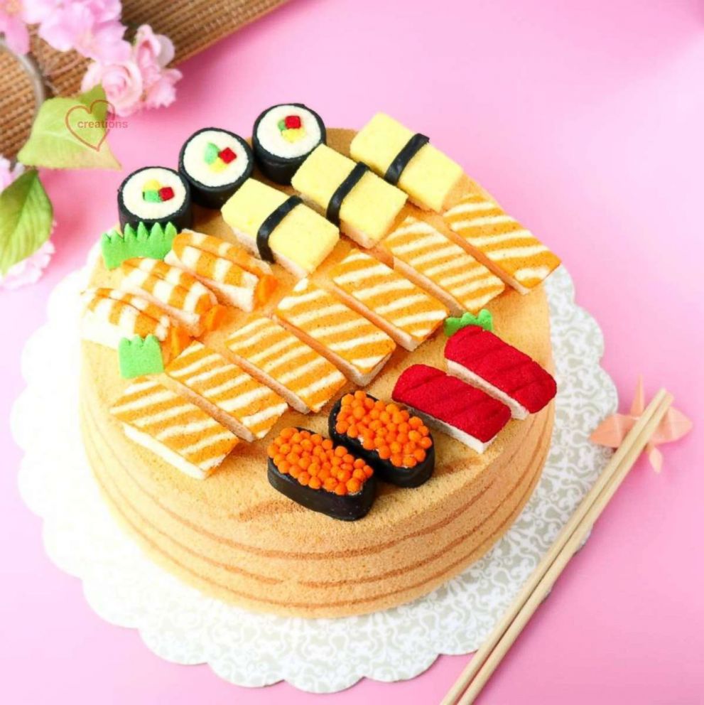 PHOTO: These Deco Chiffon cakes look too nice to eat. 