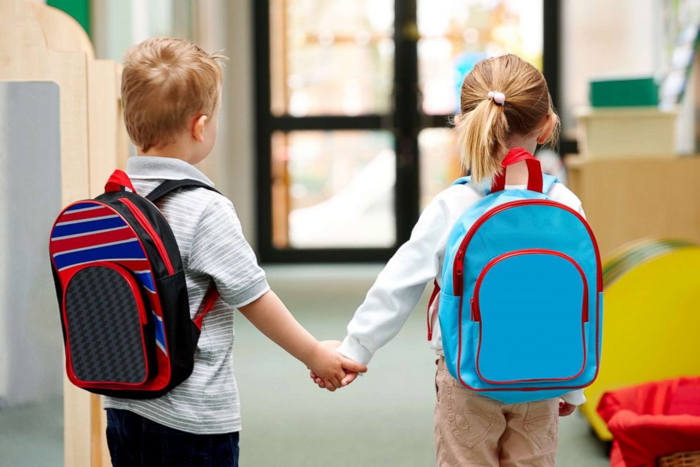 PHOTO: Two children are seen walking to school in this undated stock photo.