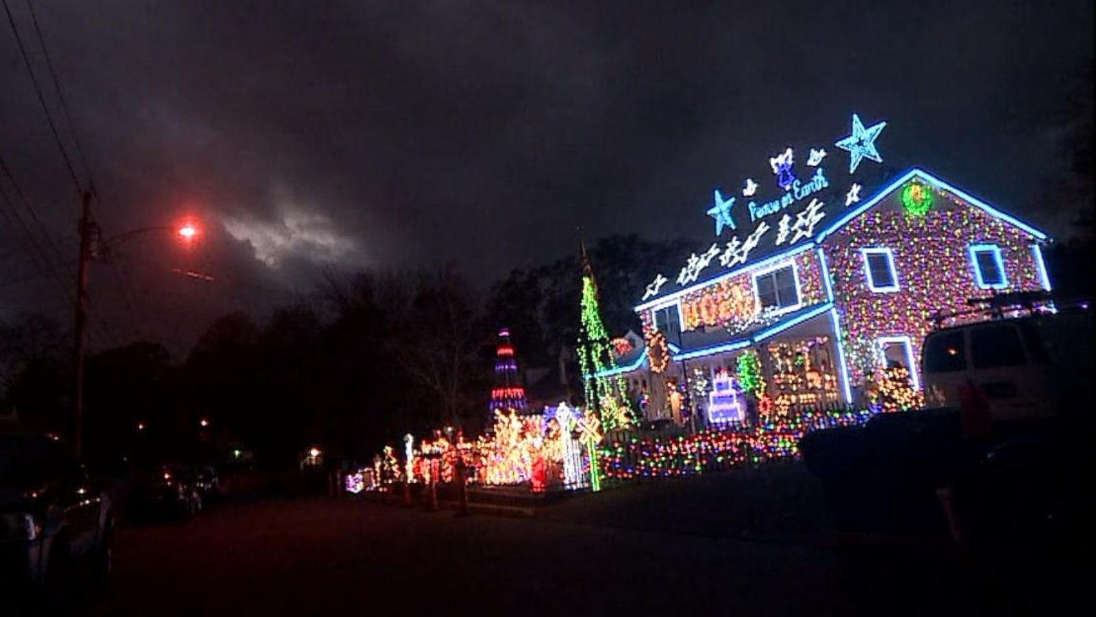 christmas light display