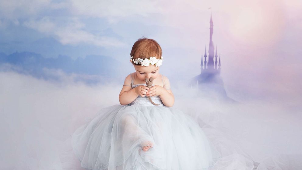 PHOTO: These babies who were photographed as newborn Disney princesses have reunited for a first-birthday cake smash.