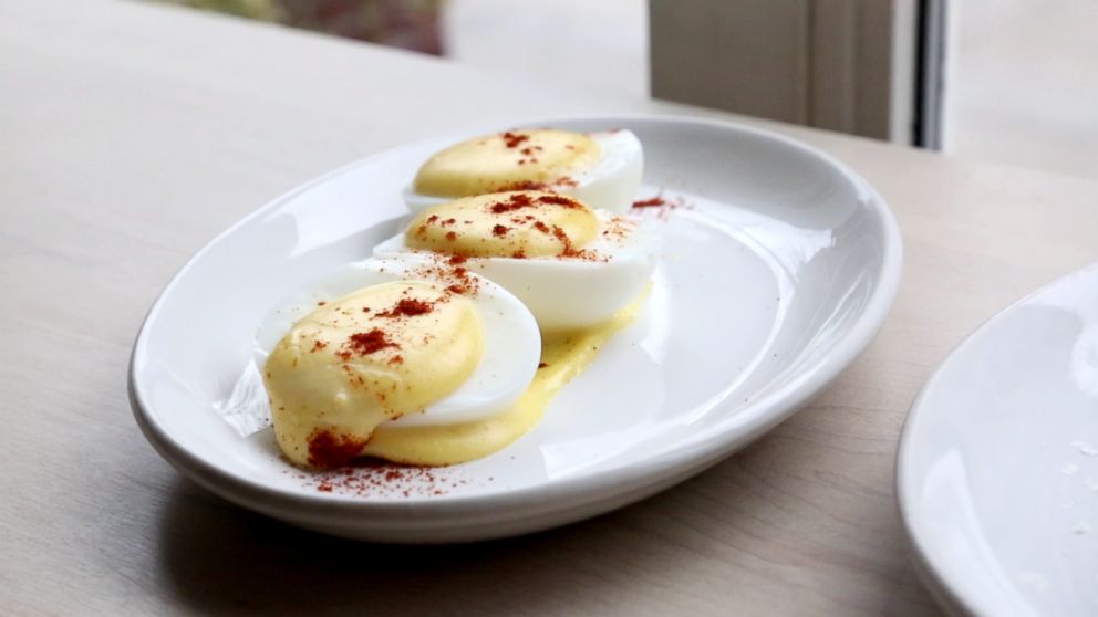 PHOTO: Chef Nick Korbee prepared this dish of classic deviled eggs.