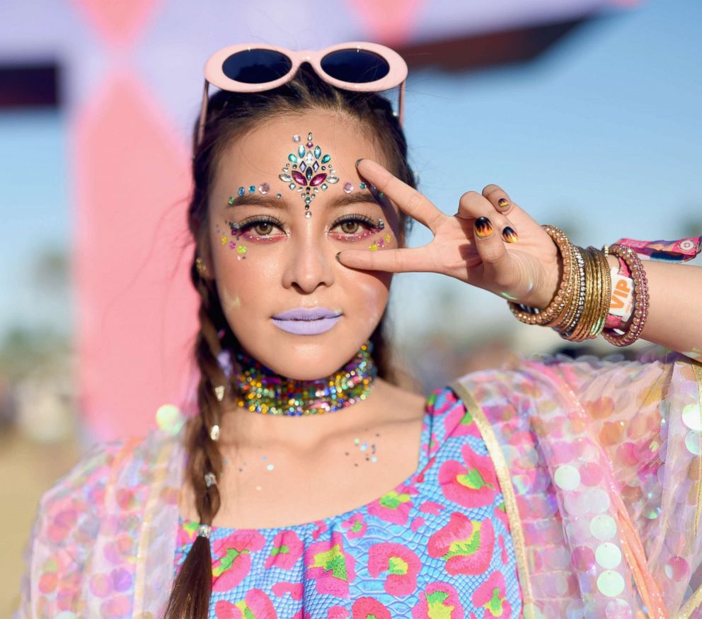 PHOTO: Festivalgoer attends day 2 of the 2017 Coachella Valley Music & Arts Festival at the Empire Polo Club, April 22, 2017, in Indio, Calif.