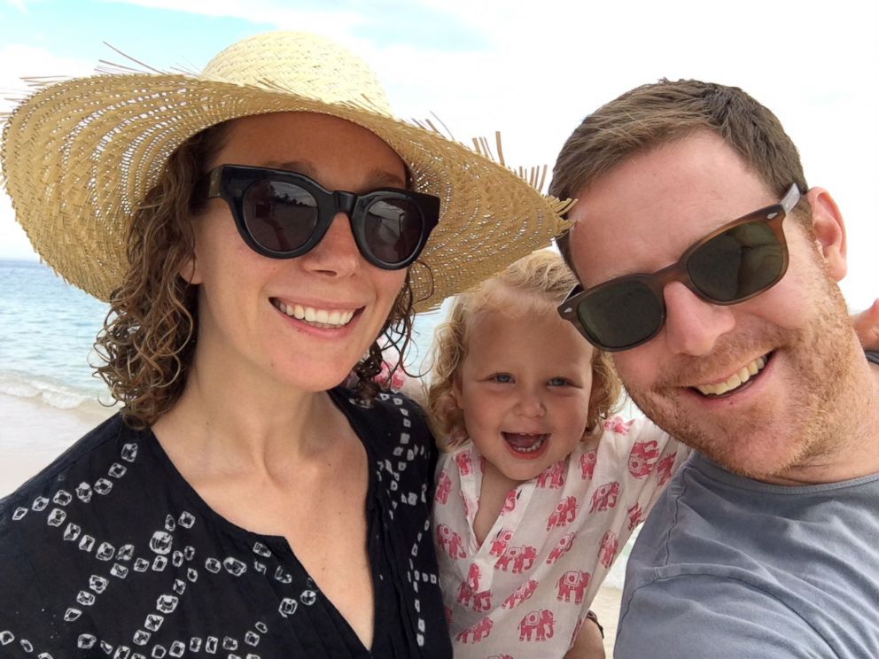 PHOTO: Kate Morrison, 37, of Santa Monica, California, seen in this undated photo with her husband Mark Schermers and their daughter, Emma, 3.

