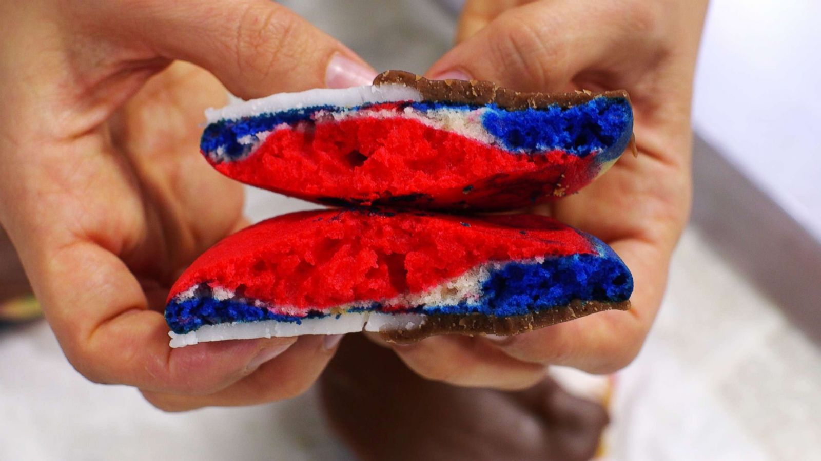 PHOTO: Red, white, and blue cookies are perfect for the 4th of July.