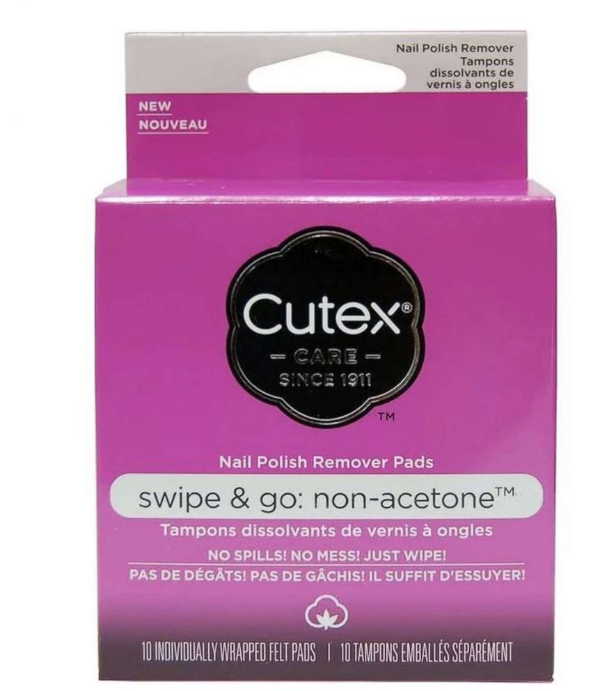 PHOTO: The Cutex Swipe and Go Non-Acetone Remover Pads are $3.17 on Walmart.com.