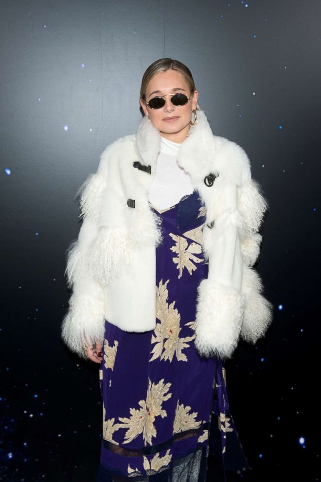 PHOTO: Danielle Bernstein poses backstage at the Zadig & Voltaire fashion show during New York Fashion Week at Cedar Lake Studios, Feb. 12, 2018, in New York City.