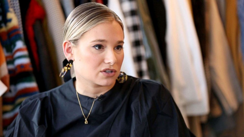 Instagram influencer Danielle Bernstein posts content on WeWoreWhat during New York Fashion Week.
