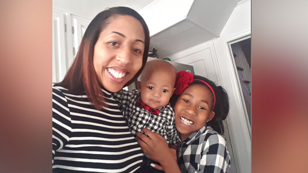 PHOTO: Danielle Brock with her two children, 9-month-old Gavin and 8-year-old Anaya.