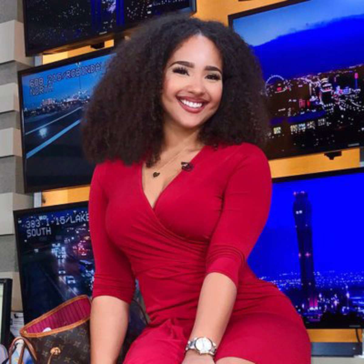 PHOTO: WFAA traffic reporter Demetria Obilor is pictured in this Twitter profile photo.